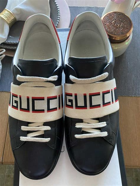 gucci stripews|gucci stripe leather sneaker.